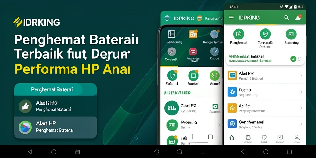 Antarmuka pengguna IDRKING yang intuitif dan fungsional.