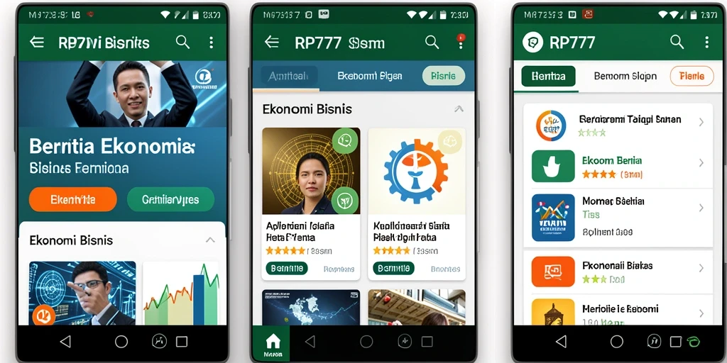 Tampilan antarmuka RP777 yang modern dan informatif.
