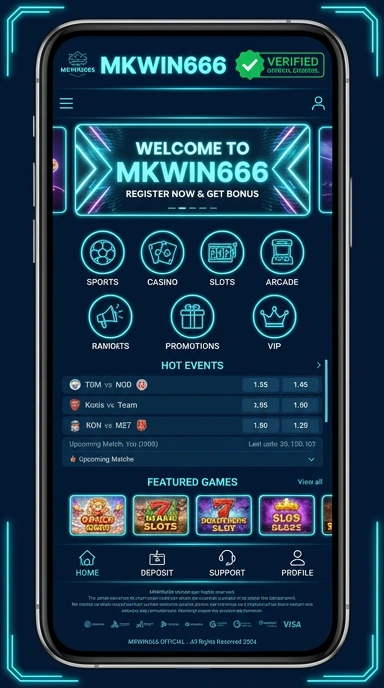 Tampilan kanal resmi mkwin666